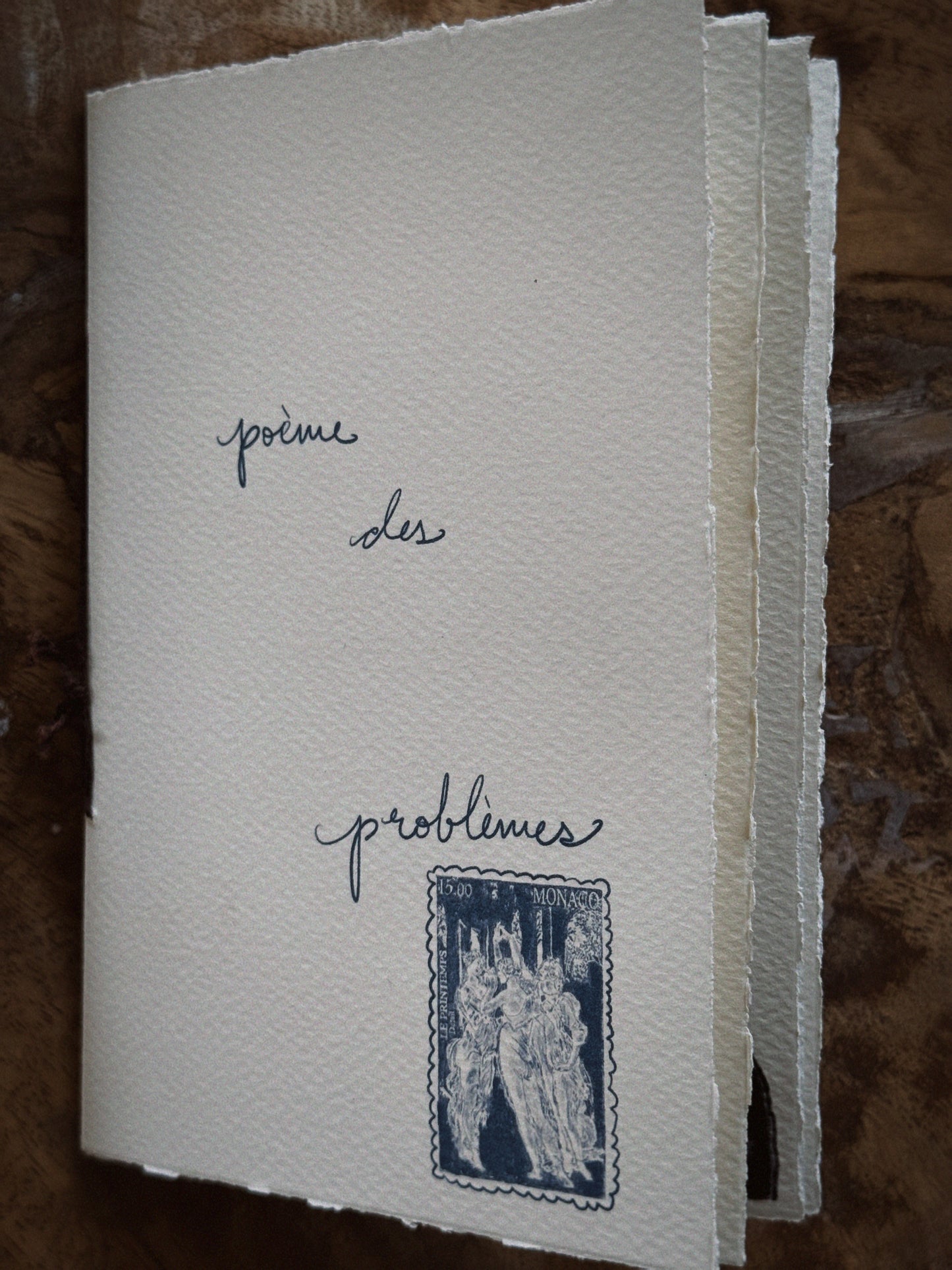 poème de problèmes art book